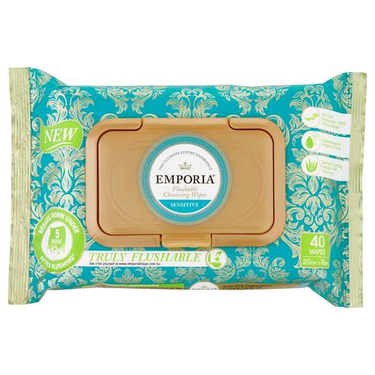 Emporia Flushable Clean Wipes Refill