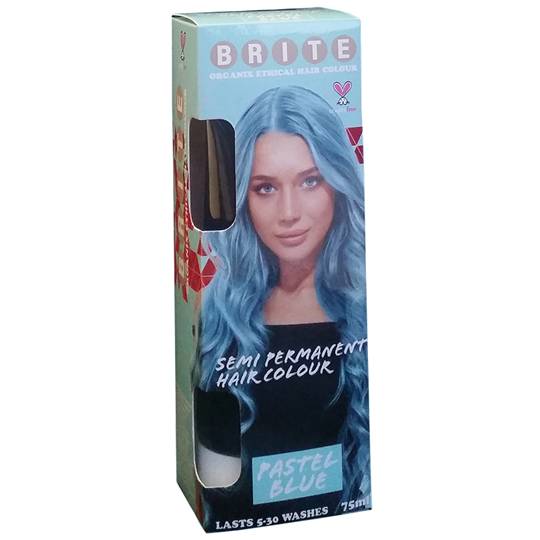 Brite Organix Semi Permanent Hair Colour Pastel Blue