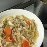 One pot chicken soup