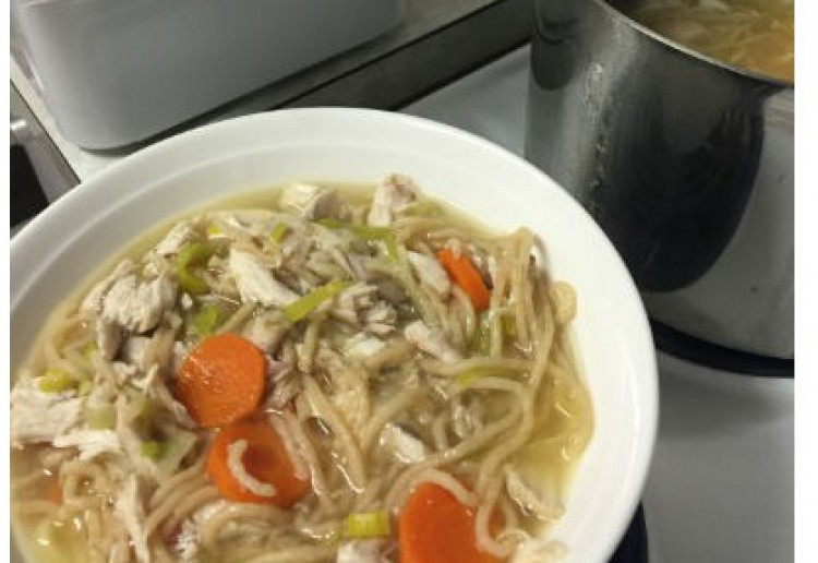 One pot chicken soup