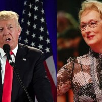 Meryl Streep dressed up as Donald Trump at Gala Benefit Night