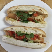 Quick and easy hot dogs