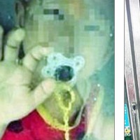 Dad accused of child abuse over this photo