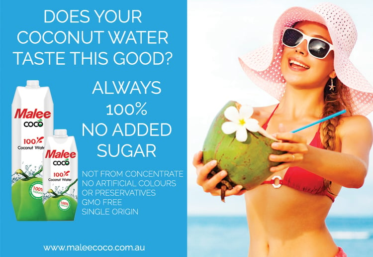 WIN 1 of 5 Malee Coco 100% Coconut Water packs!