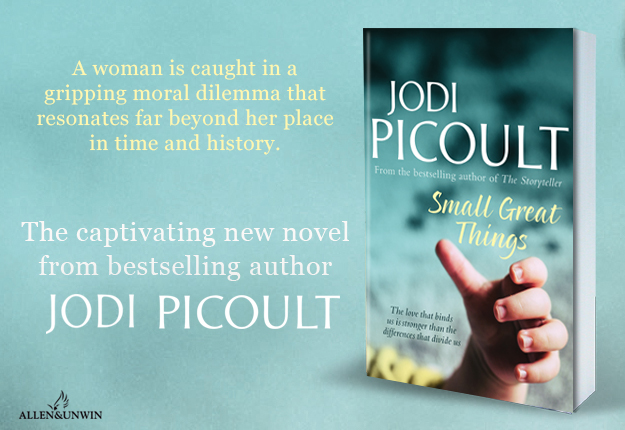 A copy of the book Small Great Things by Jodi Picoult