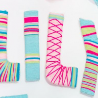 How to make gorgeous wool wrapped wall letters