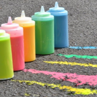 How to make colour changing chalk paint