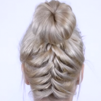 How to do an upside down french braid