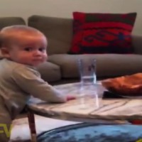 FUNNY VIDEO: Cheeky baby does NOT want to listen to mum!