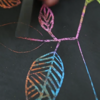 How to make your own scratch art paper