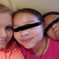 Four year old zip-tied to furniture as punishment answers to "Idiot"