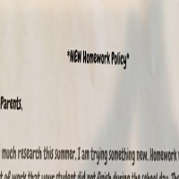 Teacher's homework letter goes viral