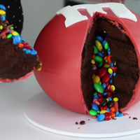 How to make a giant m and m cake!