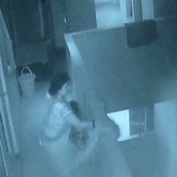 Horrifying moment aunt throws newborn nephew from third floor balcony