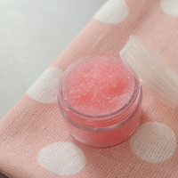 DIY Baby Pink Natural Lip Scrub