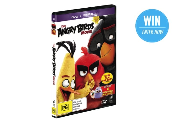 WIN 1 of 25 Angry Birds DVDs!
