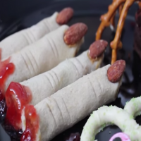 No cook, quick easy Halloween party food