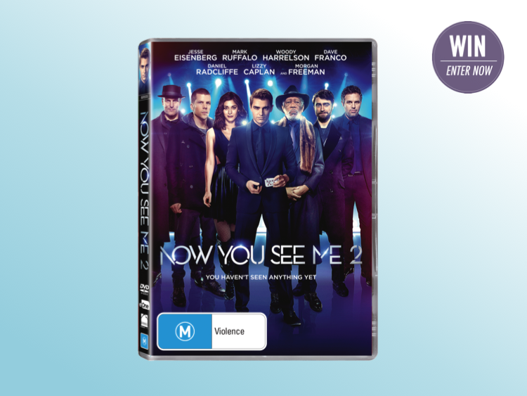 WIN a DVD copy of Now You See Me 2