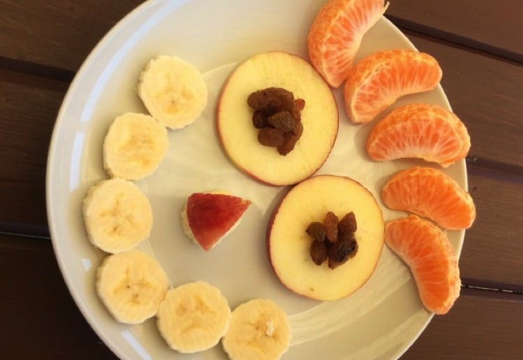 fruits with faces
