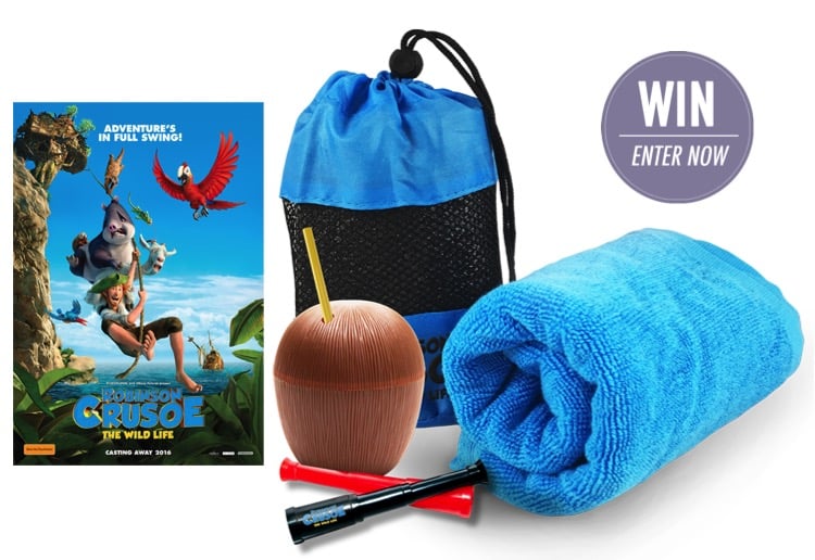 WIN 1 of 5 Robinson Crusoe: The Wild Life prize packs