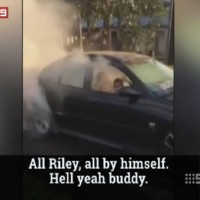 Dad facing investigation after video of five year old doing burnout