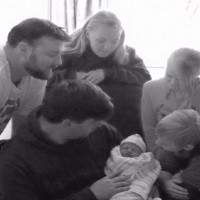 Beautiful family: Sister gives birth to her brother's baby boy