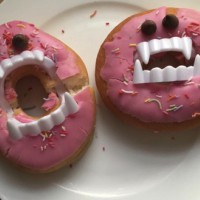 Halloween Vampire Donut