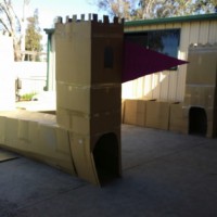 Cardboard castle