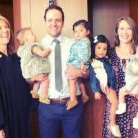 Couple become family of six overnight taking on four girls in 24 hours