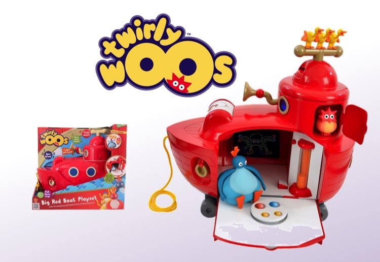 WIN 1 of 5 Twirlywoos Big Red Boat Playsets