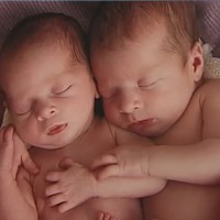 TWO baby girls conceived 10 days apart