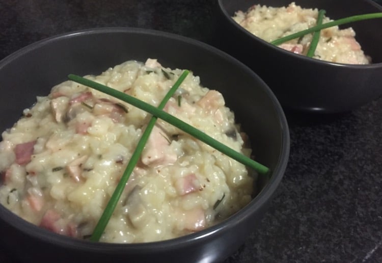 Chicken, Bacon and Mushroom Risotto