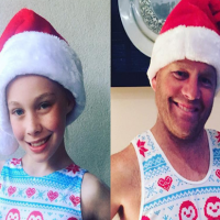 Dad copies daughter's gymnastics routines with hilarious results