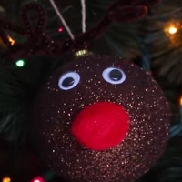How to make a reindeer Christmas bauble