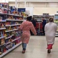 TWO women shamed for shopping in their pyjamas hitback