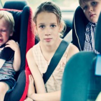 Four kids left in locked car during heatwave