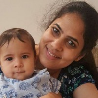 Victim was returning to the office, after breastfeeding her baby boy