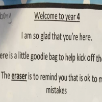 Teacher's brilliant welcome letter to her students