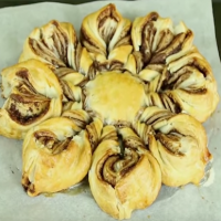 Nutella pastry dessert - need we say more?!