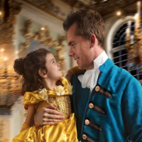 Dad makes daughter's Beauty and the Beast dream come true