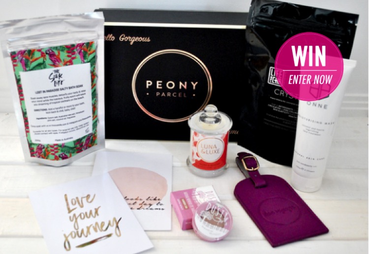 WIN 1 of 4 Peony Parcel Gift Packs