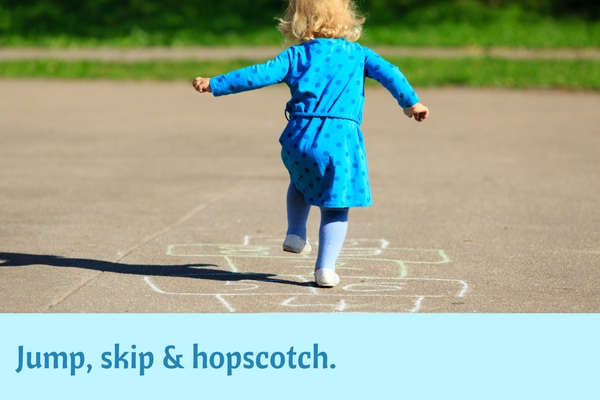 Play that's fun and good for kids too_hopscotch