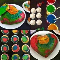 Easy Peasy Cheats  Rainbow  Swirl Cake