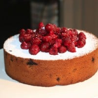 Gluten free raspberry cake