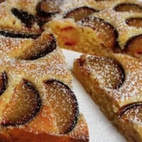 Plum Almond Meal Tart