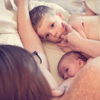 Mum shares the unique way she breastfed her baby
