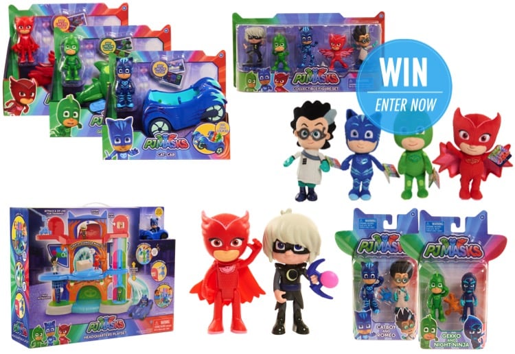 WIN 1 of 3 Awesome PJ Masks Prize Packs!