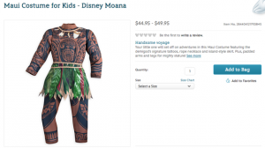 Disney pulls 'Moana' outfit, kicks off season of controversial