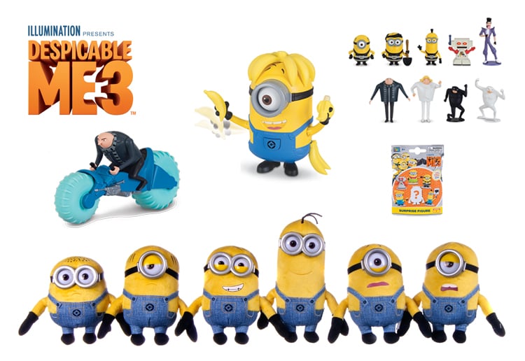 Win 1 of 5 Despicable Me 3 Minion Toy packs