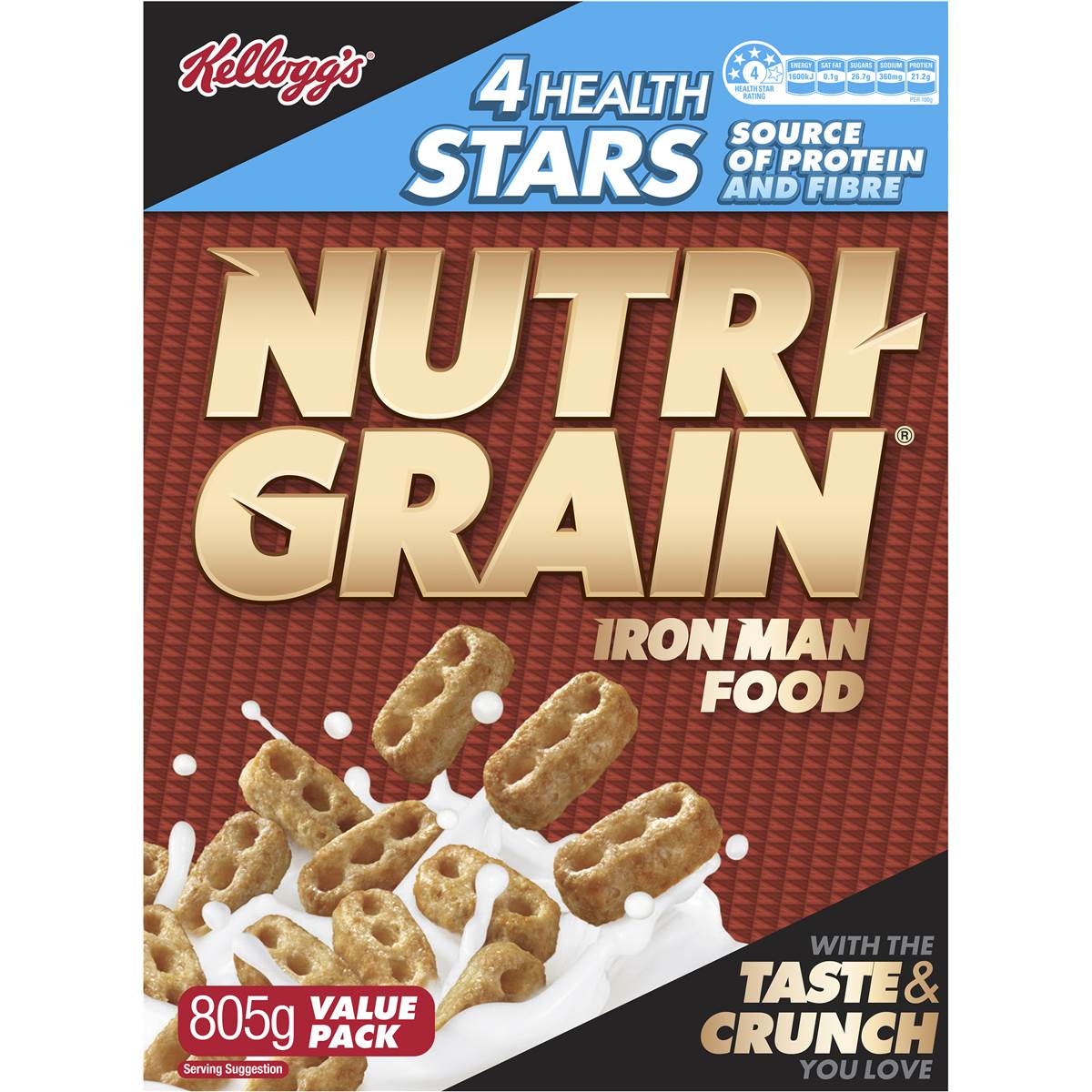 nutri grain 805g pack